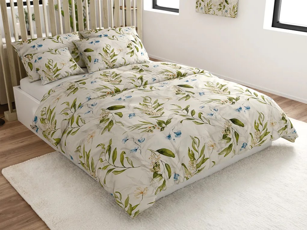 Lenjerie de pat din microfibra KARDA albă Dimensiune lenjerie de pat: 70 x 90 cm | 140 x 220 cm
