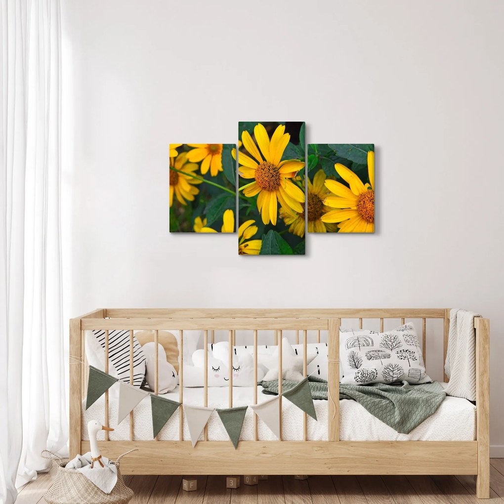 Tablou cu flori galbene (90x60 cm)