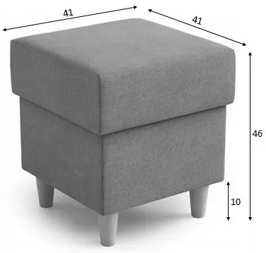 Taburete mic Pipi (gri). 1065704