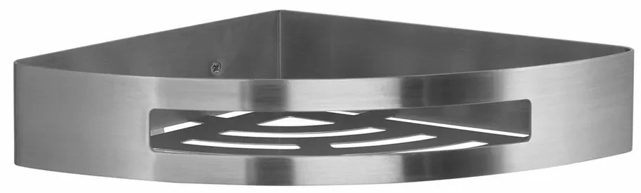 Raft de colț inteligent pentru duș GEDY 247938 ,21 x 4,5 x 21 cm, oțel inoxidabil mat