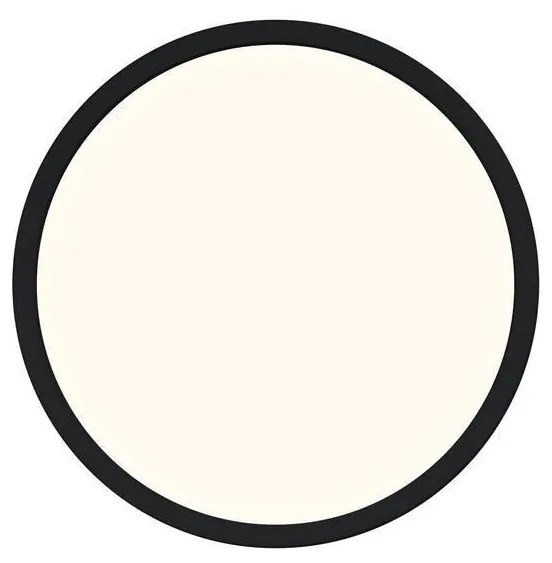 Plafoniera LED design silm IP54 baie Oja 29 negru 3000-4000K 2015026103 NL