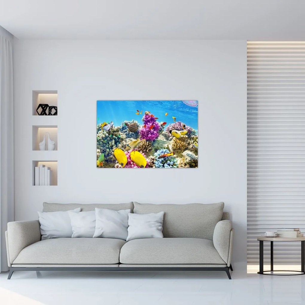 Tablou - Lumea mării (90x60 cm)