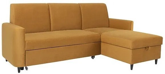 Colțar Boston 262 Cutie de pat, 234x161x98cm, 161 kg, Picioare: De lemn
