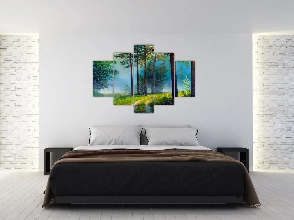 Tablou - Pictură în ulei de peisaj (150x105 cm)