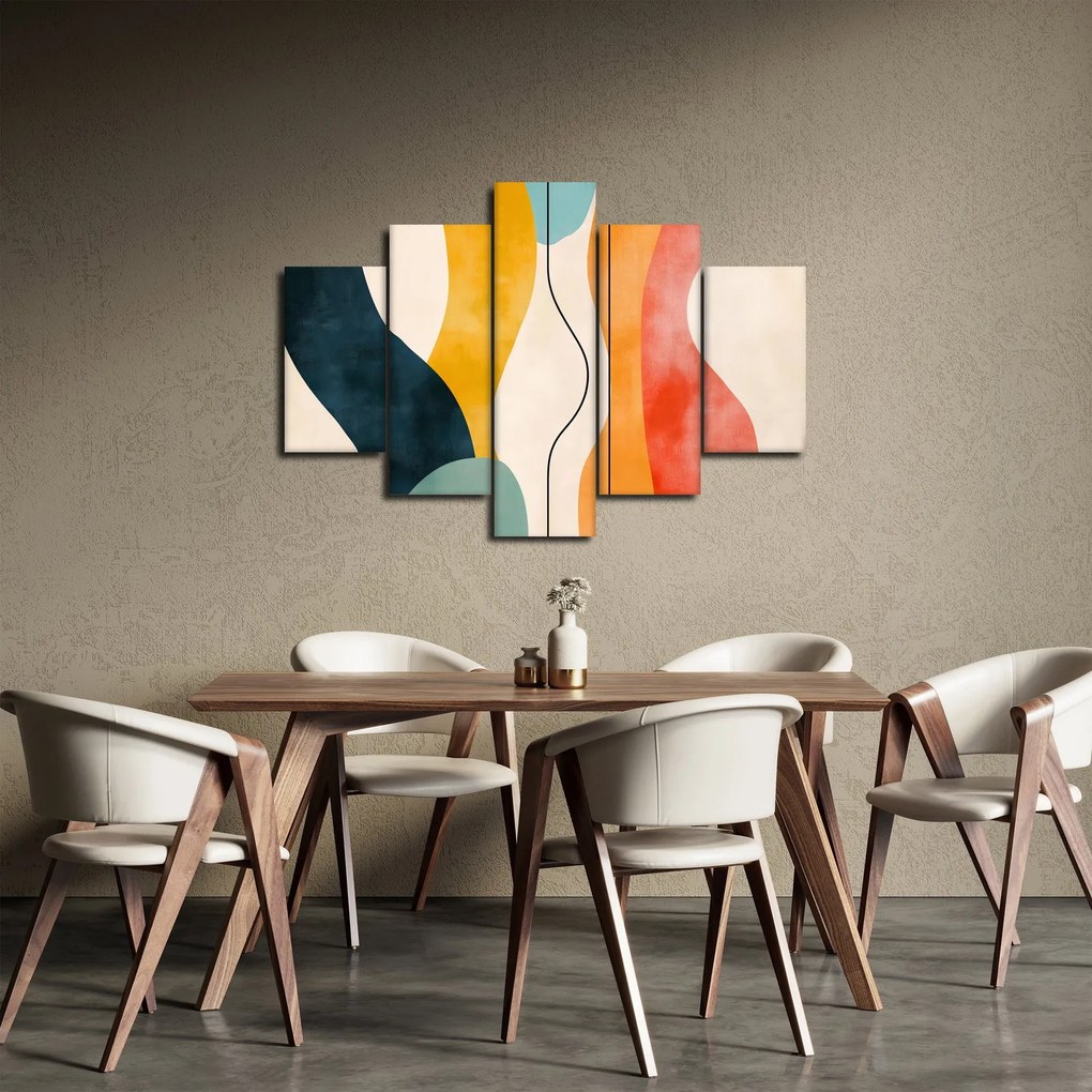 Tablou - Ilustrație colorată minimalistă II. (150x105 cm)