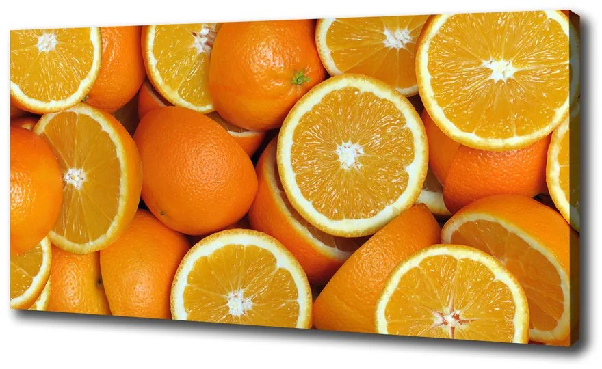 Imprimare tablou canvas Jumătăți ale unei portocale
