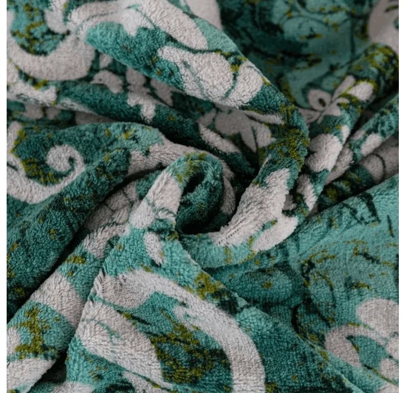 Lenjerie cocolino ORIENTINO verde Dimensiune lenjerie de pat: 70 x 80 cm | 140 x 200 cm