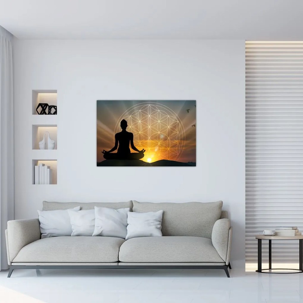 Tablou cu meditație (90x60 cm)