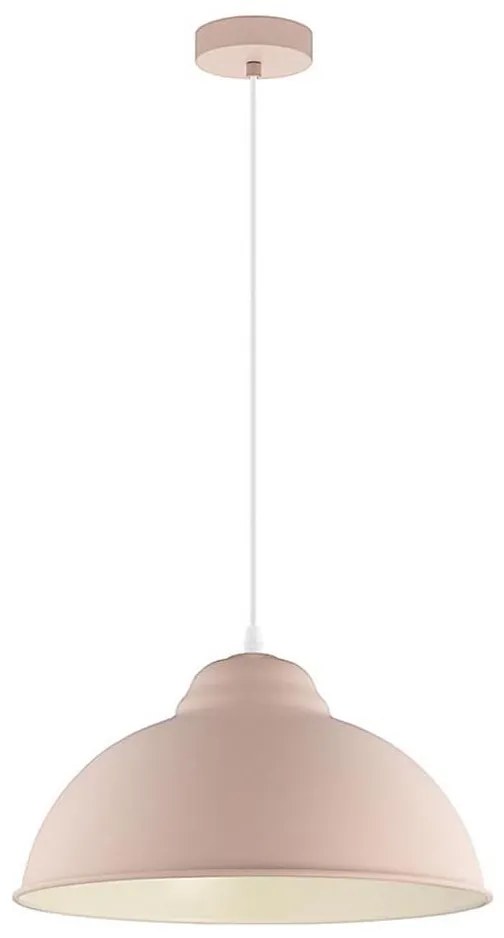 Lustră pe cablu Eglo 54964 TRURO-P 1xE27/60W/230V roz