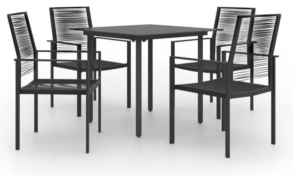 vidaXL Set mobilier de grădină, 5 piese