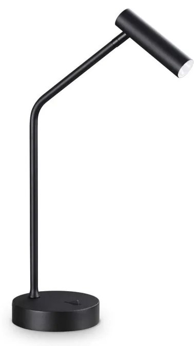 Veioza/Lampa de masa stil minimalist LED Easy tl negru