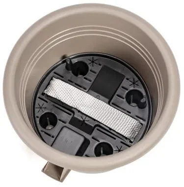 Plastia Ghiveci cu auto-apărare Narza 60 cmdiametru, taupe, diam. 60 cm