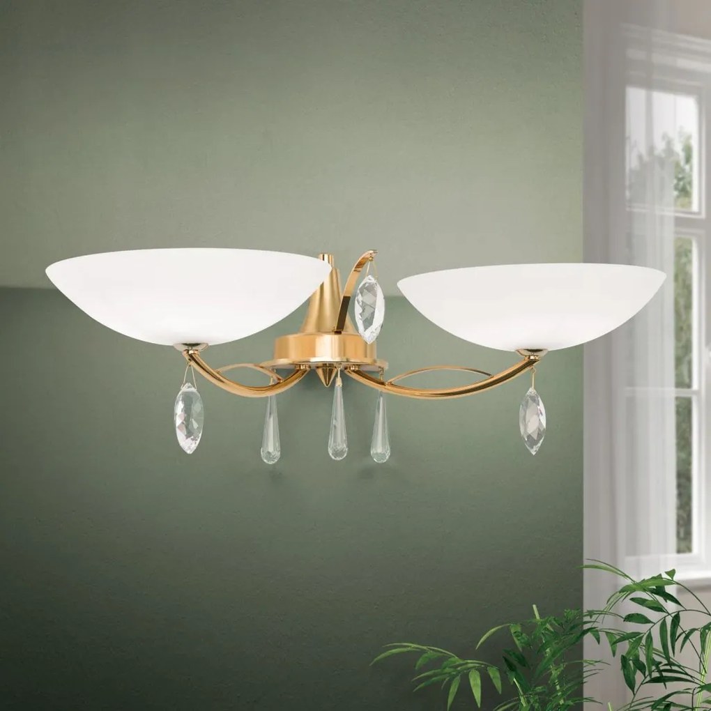 Aplica de perete OPALDESIGN, auriu mat