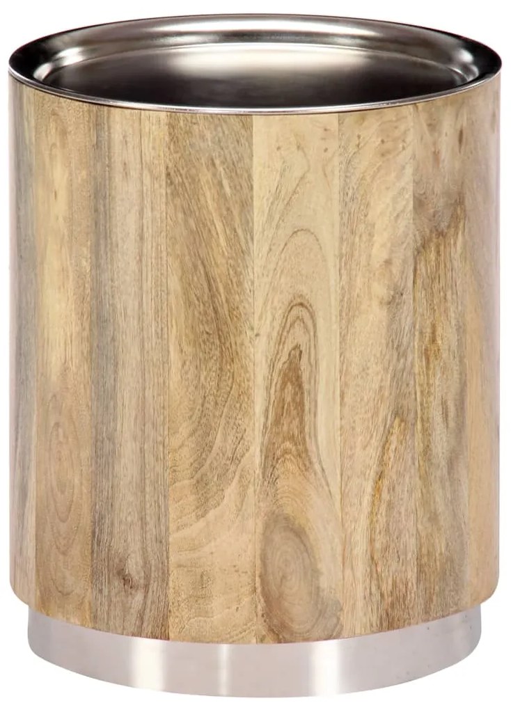 247656 vidaXL Măsuță de cafea, 38x45 cm, lemn masiv de mango
