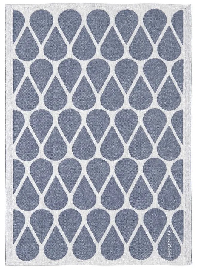 Prosop de vase din amestec de in 46x66 cm Otis Blue – Pappelina