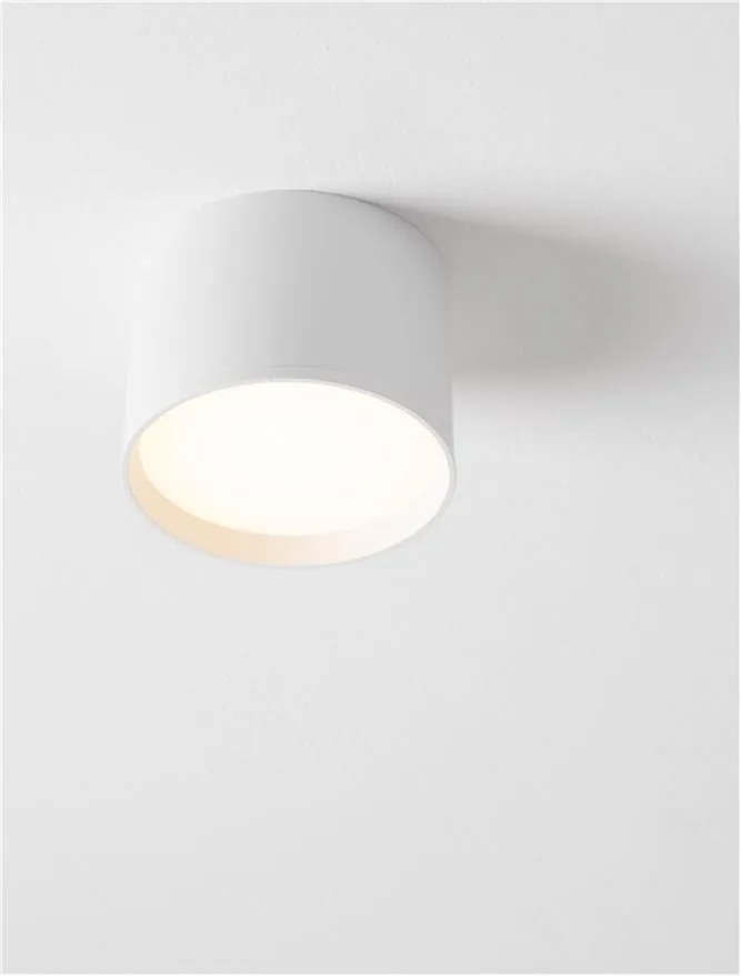 Spot aplicat, Plafoniera LED Ziaza alb, 12cm