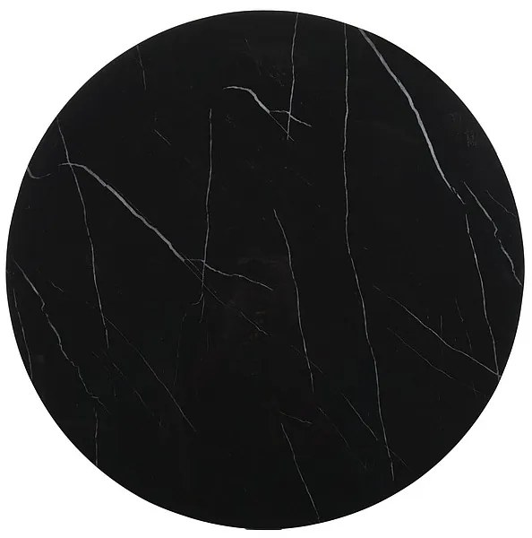 Masa de cafea Sabine, marmura neagra/aurie