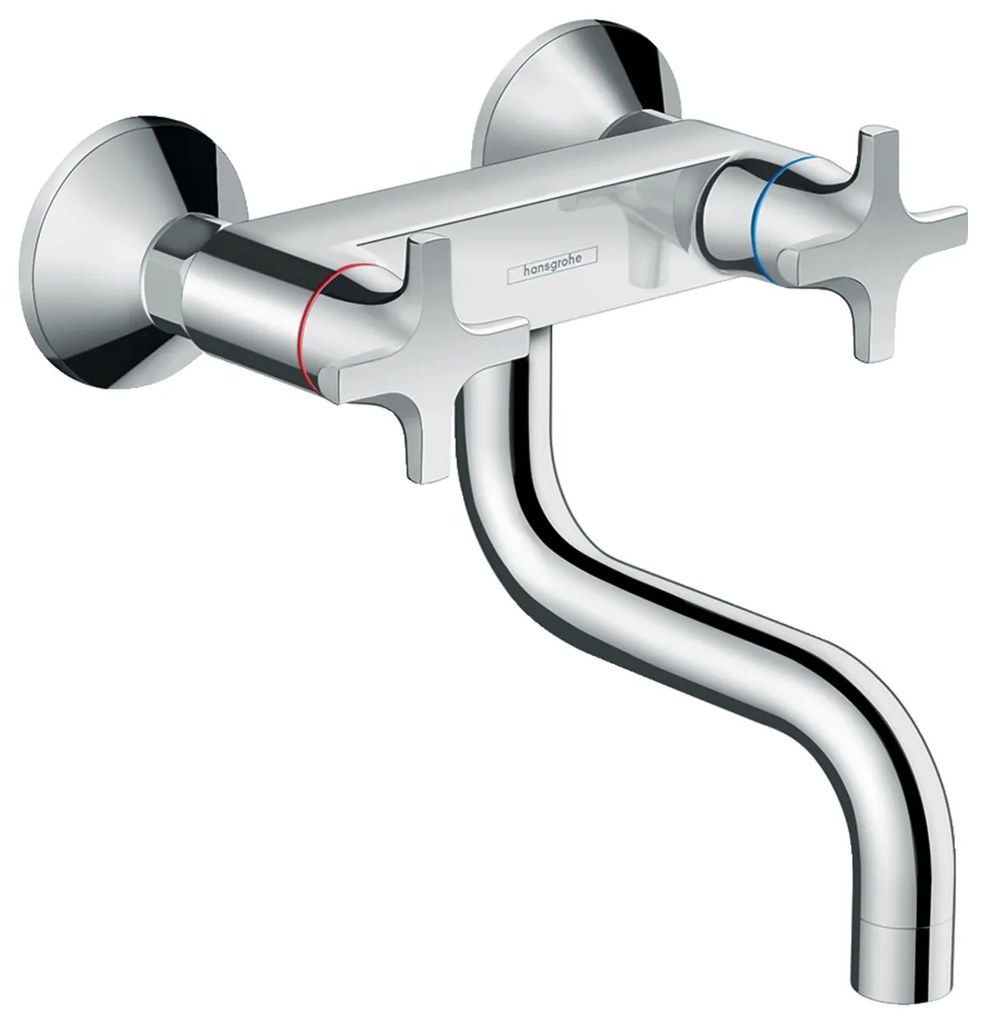 Hansgrohe Logis baterie bucătărie perete crom 71287000