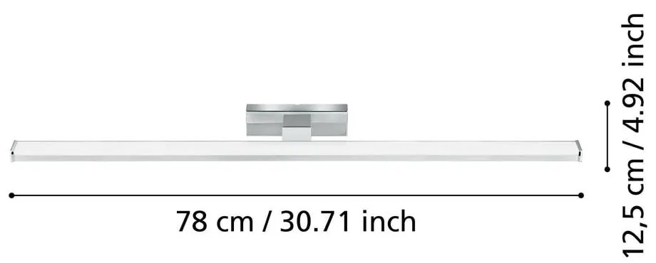 Aplică de perete argintie LED PANDELLA 1 – EGLO