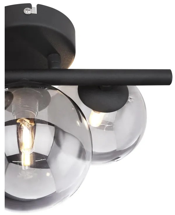 Aplica de perete sau tavan design modern RIHA fumurie 56133-3W GL