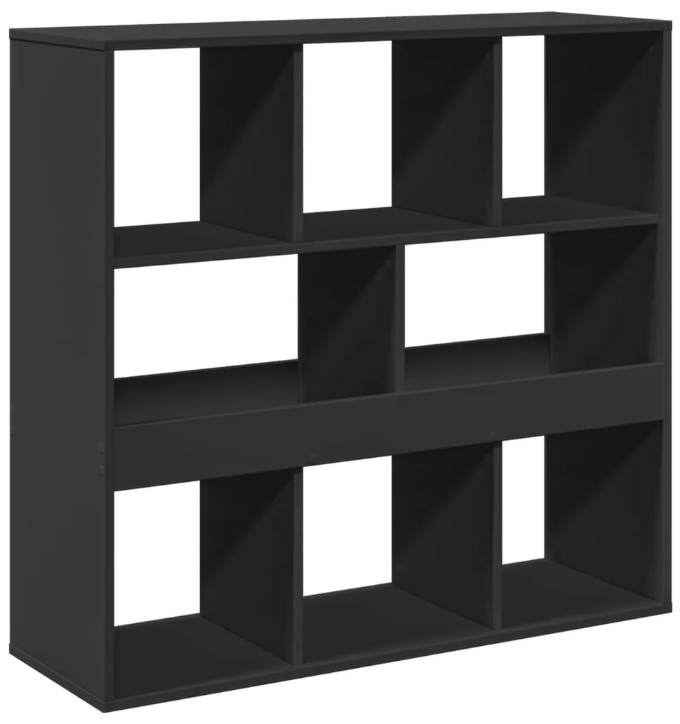 854473 vidaXL Bibliotecă/Separator cameră, negru, 100x33x94,5 cm