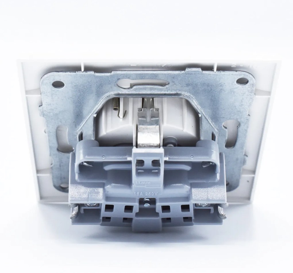 Priza simpla cu capac, 16A, IP20, Alb, Panasonic Arkedia Slim