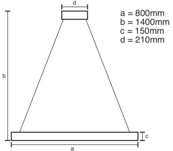 Lustră LED de cristal dimabilă pe cablu LED/55W/230V + telecomandă