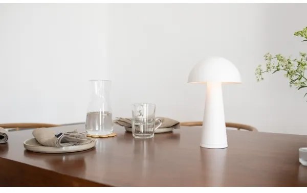 Lampă LED reîncărcabilă dimabilă Markslöjd 108656 FUNGI LED/1,5W/5V IP44 alb