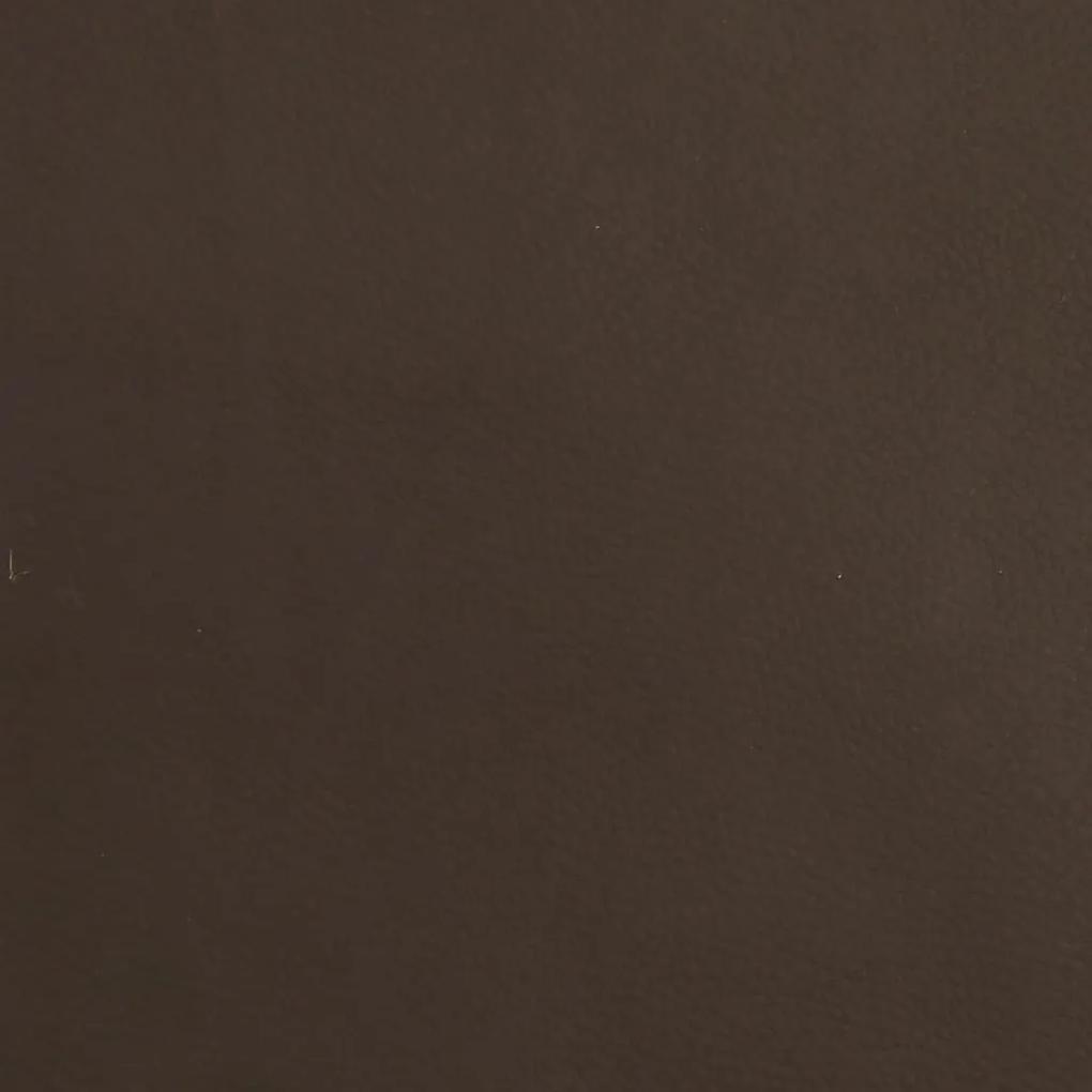 Taburet, maro, 78x56x32 cm, piele ecologica Maro