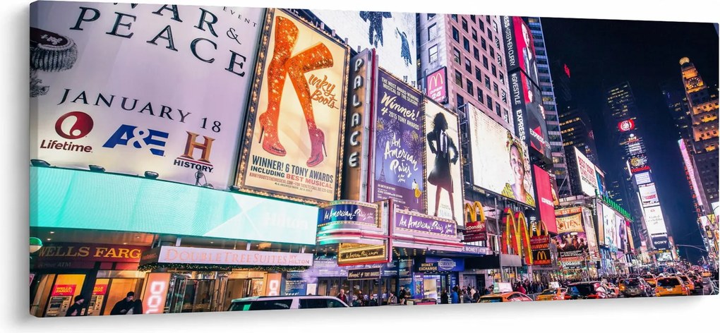Tablou - New York Theather District (120x50 cm)