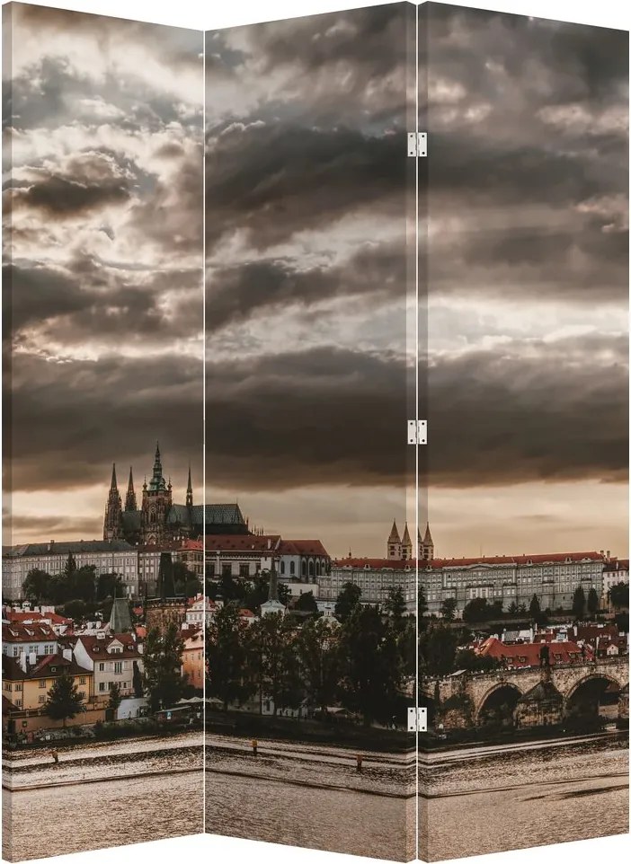 Paravan Castelului Praga în amurg (126x170 cm)