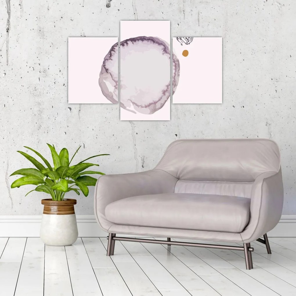 Tablou - Minimalism violet N⁰4 (90x60 cm)