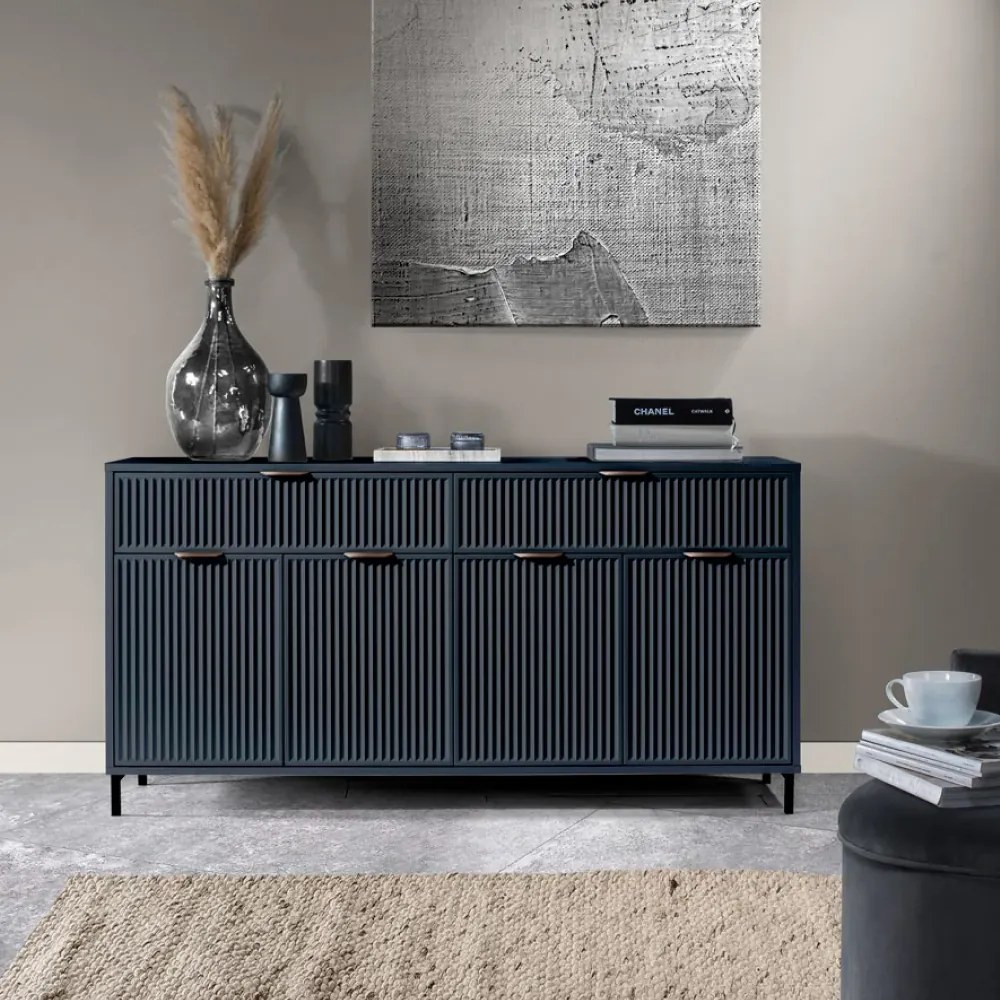 Comoda, albastru indigo, STYLE LS 1