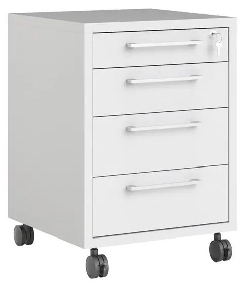 Dulap alb cu încuietoare 48x68 cm Prima – Tvilum