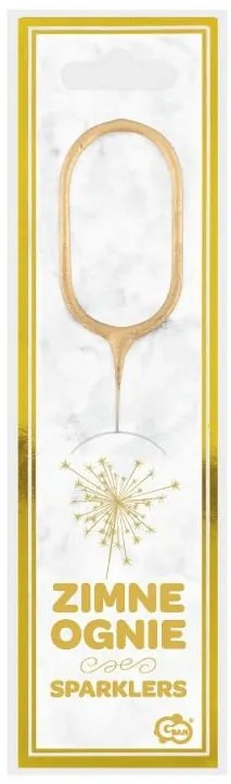 Numere Gold, Aurie 0 formă scânteie 17 cm