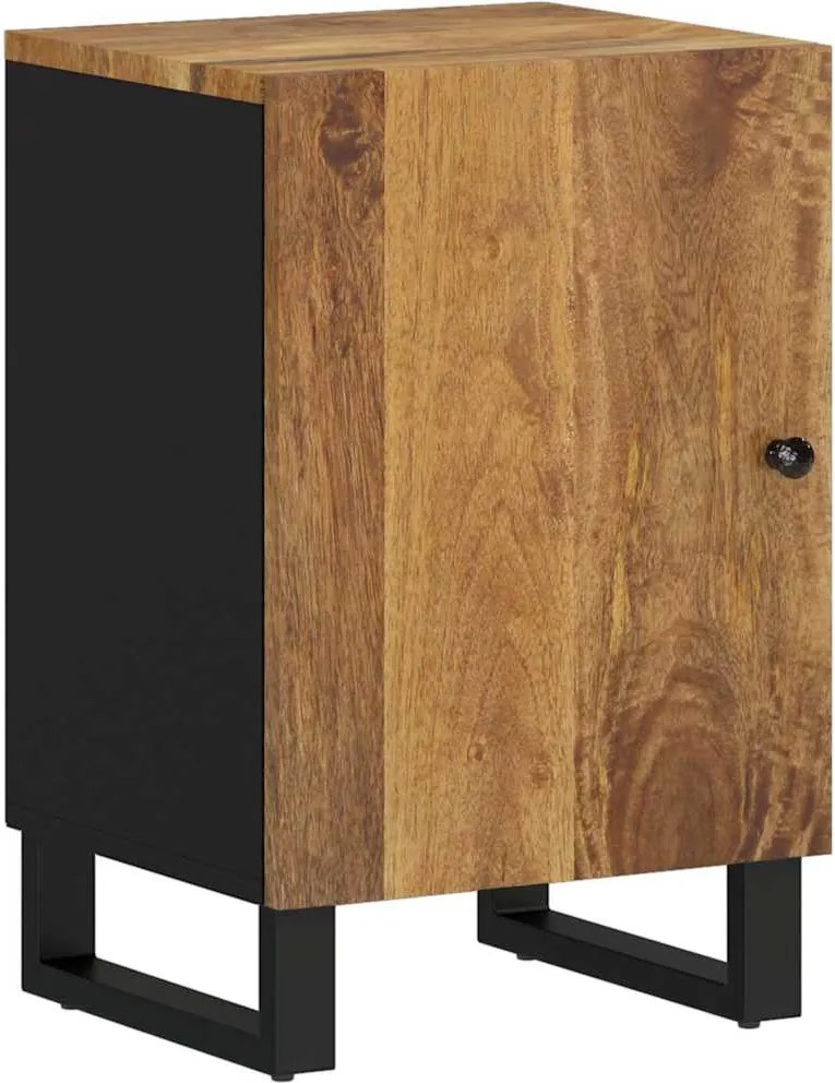 vidaXL Dulap de baie, 38x33x58 cm, lemn masiv de mango