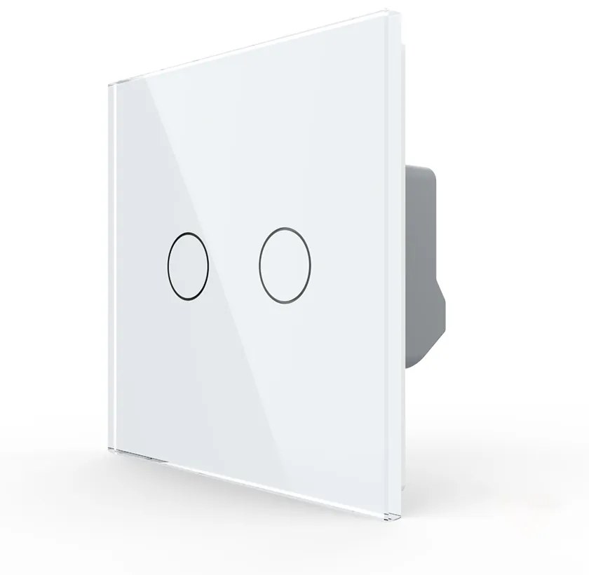 Intrerupator Dublu cu Revenire, Contact Uscat si 12/24V cu Touch LIVOLO – Serie Noua