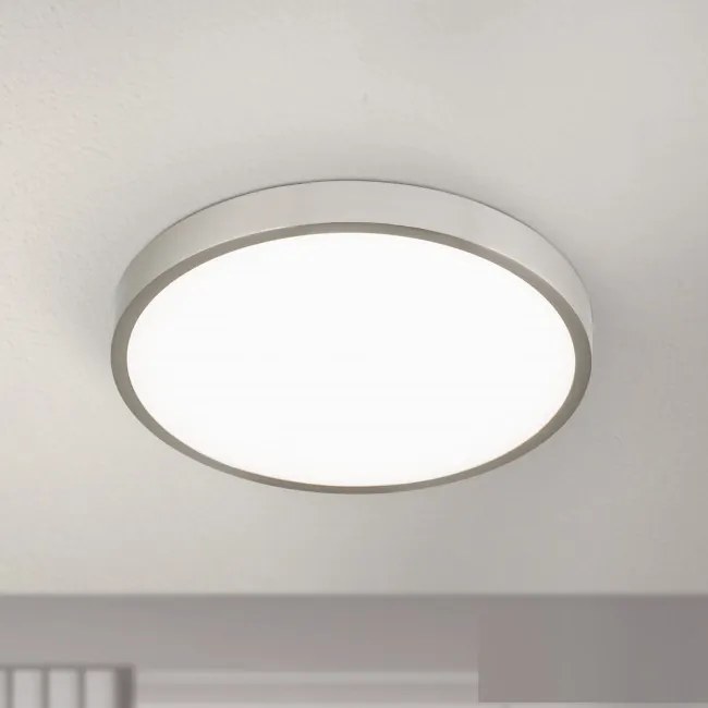 Plafoniera LED Bully 24cm satin chrome