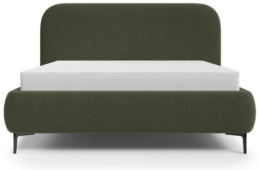 Pat matrimonial 140 cm Mononoke 140 (cu somieră) (verde + negru). 1100368