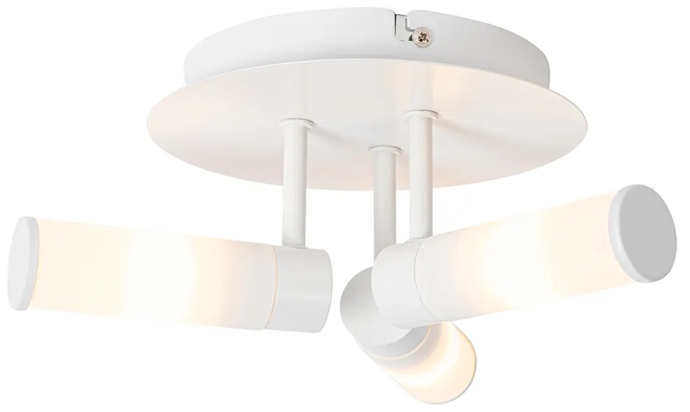 Plafoniera moderna pentru baie alba cu 3 lumini IP44 - Bath