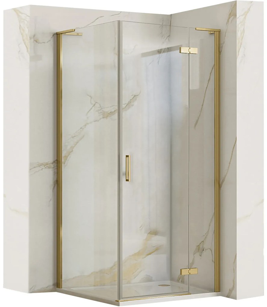 Cabina dus Hugo Auriu Periat 90x80cm, Rea