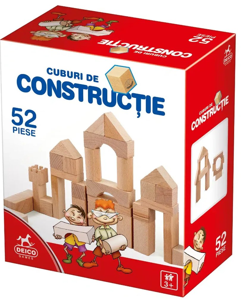 1 x Cuburi de construcție 52 piese