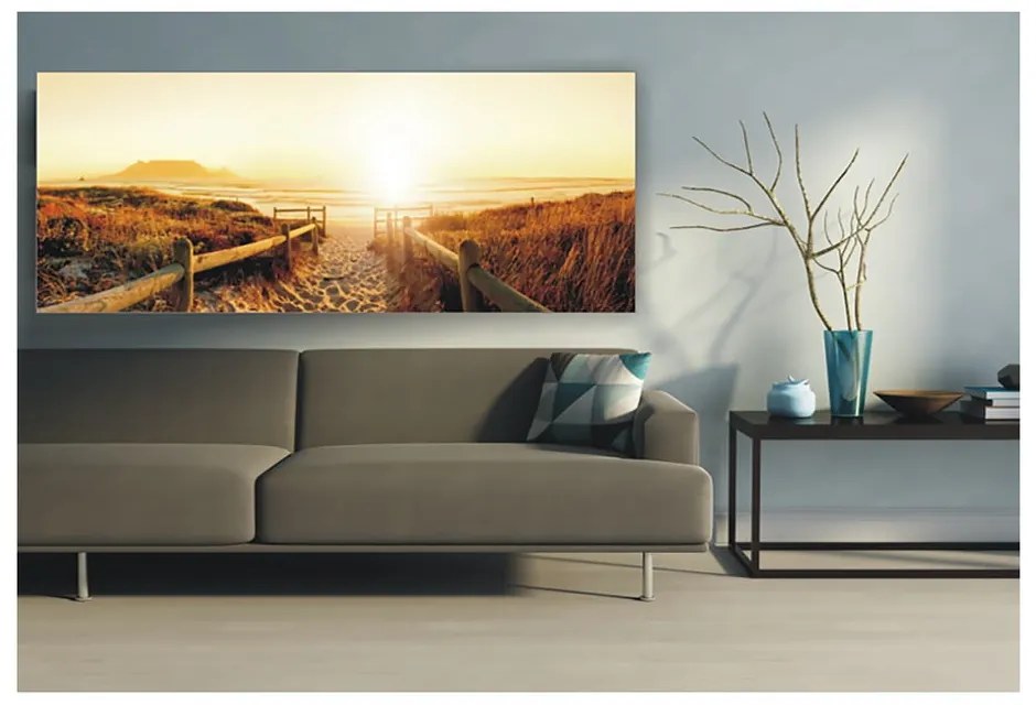 Tablou Styler Canvas Harmony Beach II, 45 x 140 cm