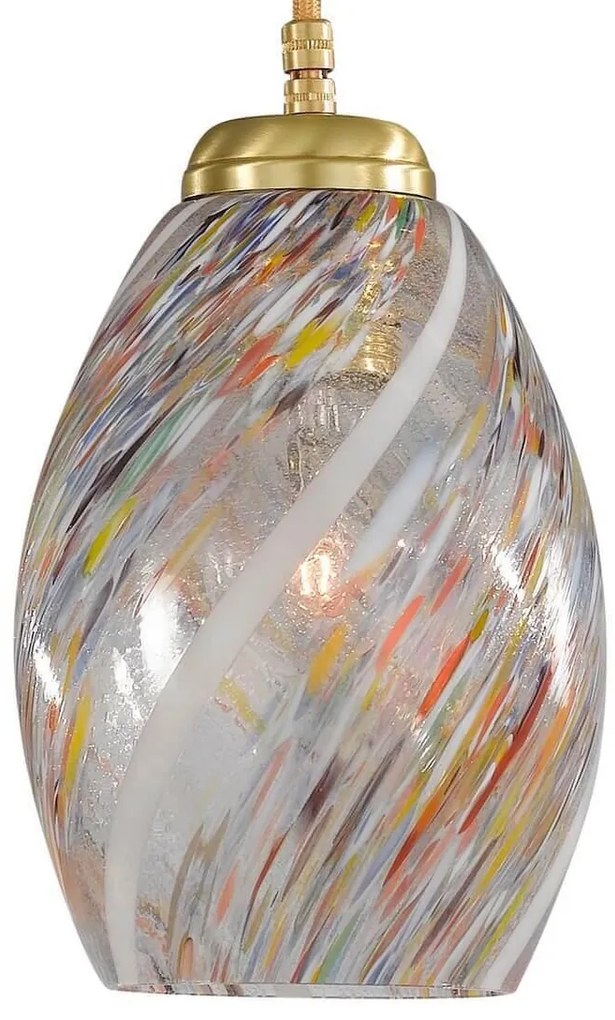Lustra moderna cu 5 pendule design italian 10034 multicolor
