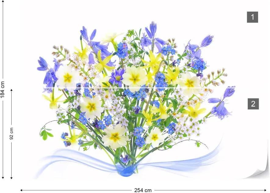 Fototapet GLIX - Spring Bouquet + adeziv GRATUIT Tapet nețesute - 254x184 cm