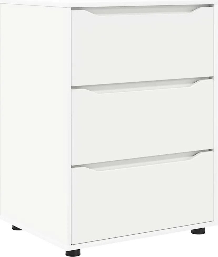 vidaXL Dulap de depozitare Alb 60 x 48 x 81 cm Lemn compozit