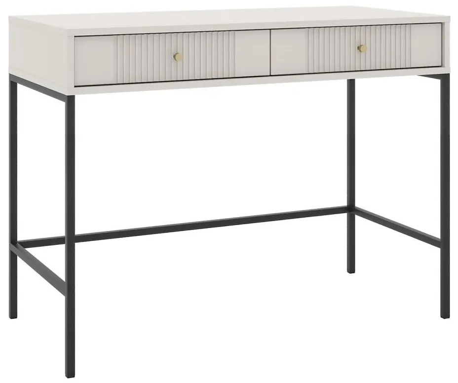 Masă de consolă LUE bej/negru