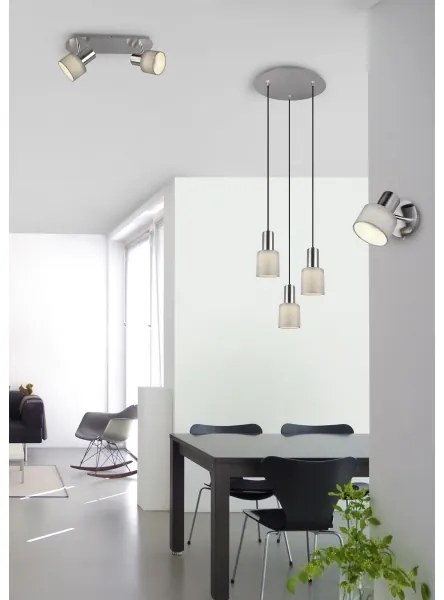 Lustră pe cablu WAILER 3xGU10/5W/230V gri Trio