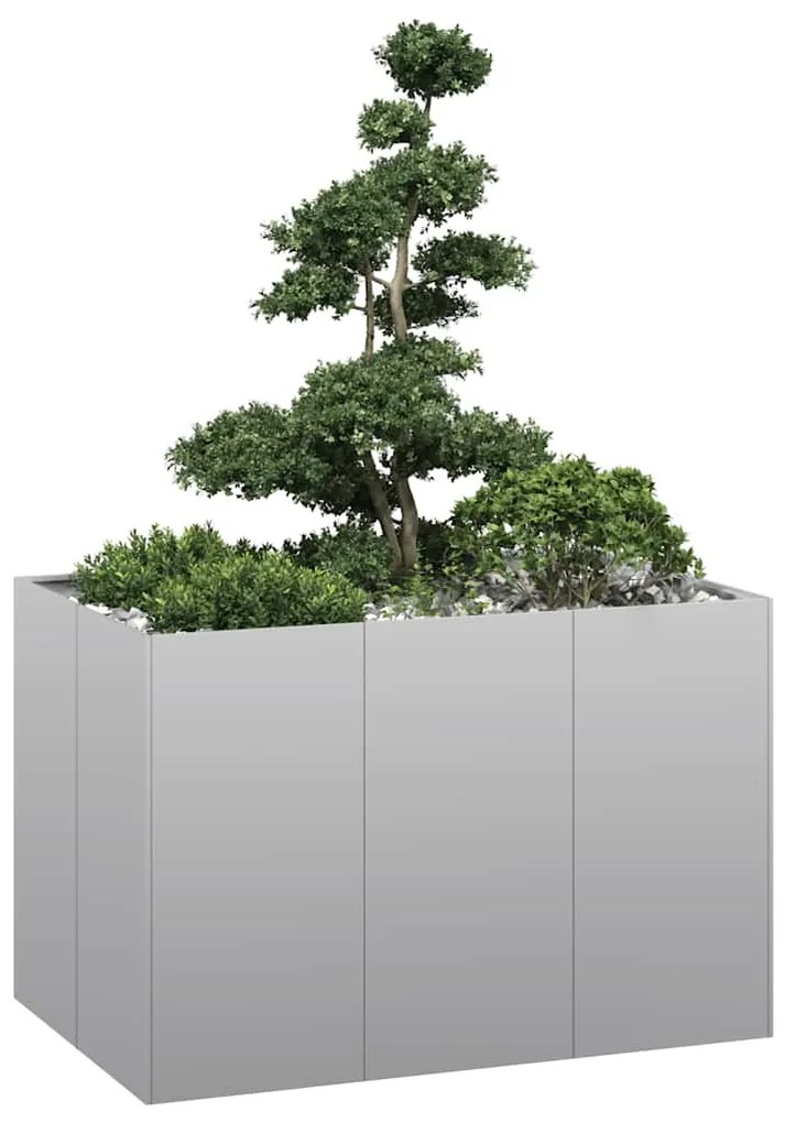 vidaXL Jardinieră 120x80x80 cm oțel galvanizat