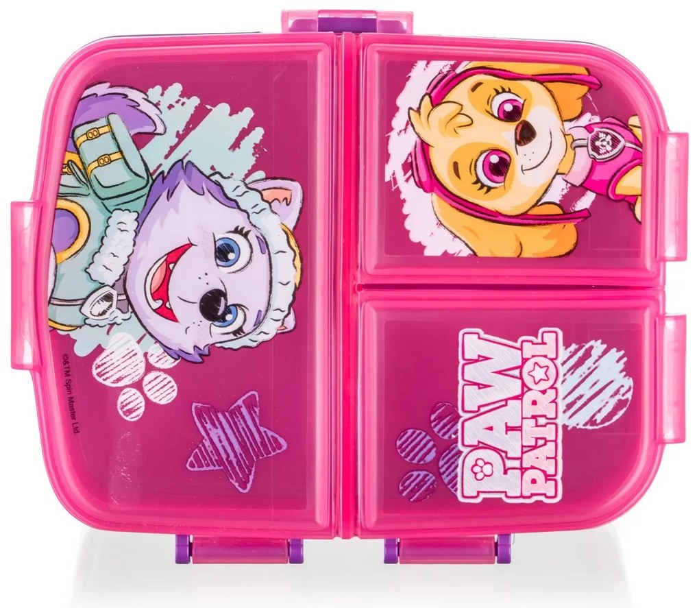 Vetro-plus Cutie pentru gustare divizată PATROLAGirl 17,5 x 13 cm